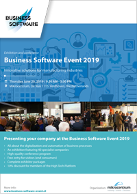 Brochure Business Software Event 